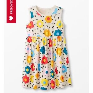 Hanna Andersson Dress 12 Floral Sundress Summer Beach Resort School Play Cotton